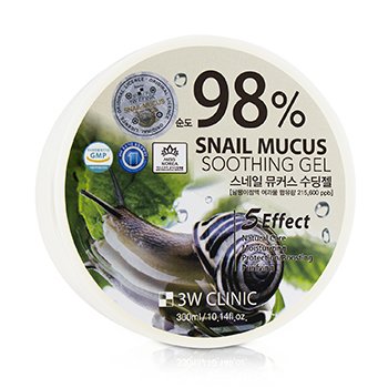 3W Clinic 98% Snail Mucus Soothing Gel (98% Snail Mucus Soothing Gel)