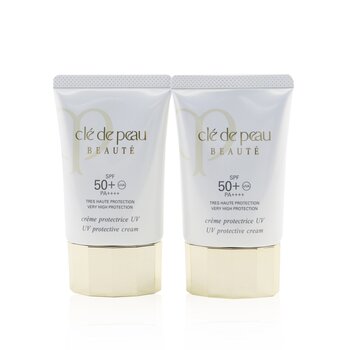 Cle De Peau Uv Pelindung Krim SPF 50 Duo (UV Protective Cream SPF 50 Duo)
