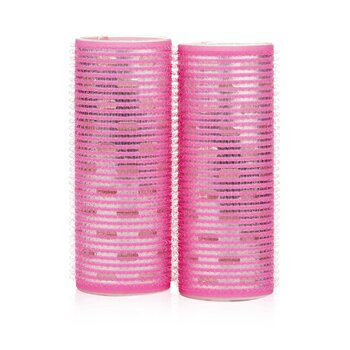 Lucky Trendy Velcro Aluminium Roller, 40mm, Merah Muda (Velcro Aluminium Roller, 40mm, Pink)
