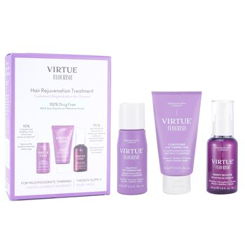 Virtue Set Perawatan Peremajaan Rambut Flourish (Flourish Hair Rejuvenation Treatment Set)
