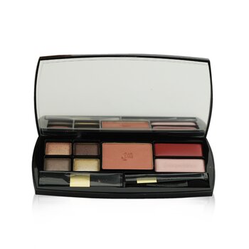 Palet Makeup Tendre Voyage: 4x Eye Shadow + Blush + 2x Lip Color + Aplikator 3x