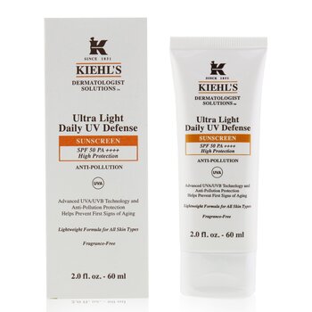 Kiehls Ultra Light Daily UV Pertahanan SPF 50 PA +++ (Ultra Light Daily UV Defense SPF 50)
