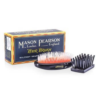 Mason Pearson Nilon - Universal Militer Nilon Ukuran Sedang Sikat Rambut (Nylon - Universal Military Nylon Medium Size Hair Brush)