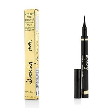 Eyeliner Effet Faux Cils Mengejutkan (Bold Felt Tip Eyeliner Pen) - # 1 Hitam