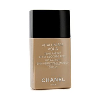 Chanel Vitalumiere Aqua Ultra Light Skin Perfecting Make Up SPF15 - # 10 Krem (Vitalumiere Aqua Ultra Light Skin Perfecting Make Up SPF15 - # 10 Beige)