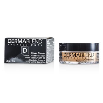 Dermablend Cover Creme Broad Spectrum SPF 30 (Cakupan Warna Tinggi) - Gading Pucat (Cover Creme Broad Spectrum SPF 30 (High Color Coverage) - Pale Ivory)