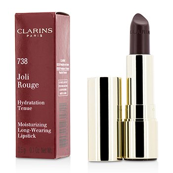 Clarins Joli Rouge (Lipstik Pelembab Pemakaian Panjang) - # 738 Royal Plum (Joli Rouge (Long Wearing Moisturizing Lipstick) - # 738 Royal Plum)