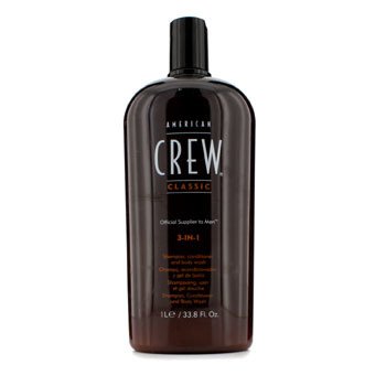 American Crew Men Classic 3-IN-1 Shampoo, Conditioner & Body Wash - Pembersih Tubuh & Rambut (Men 3-IN-1 Shampoo, Conditioner & Body Wash)