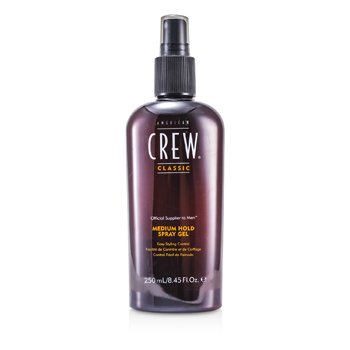 American Crew Men Medium Hold Spray Gel (Easy Styling Control) - Penggaya Rambut (Men Medium Hold Spray Gel (Easy Styling Control))