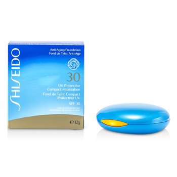 Shiseido UV Protective Compact Foundation SPF 30 (Case+Refill) - # SP40 Medium Ochre (UV Protective Compact Foundation SPF 30 (Case+Refill) - # SP40 Medium Ochre)