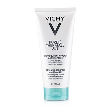 Vichy Haluskan Thermale 3 In 1 One Step Cleanser (Untuk Kulit Sensitif) (Purete Thermale 3 In 1 One Step Cleanser (For Sensitive Skin))