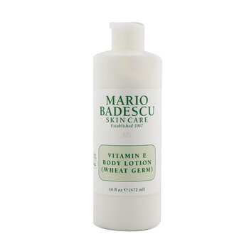 Mario Badescu Vitamin E Body Lotion (Kuman Gandum) - Untuk Semua Jenis Kulit (Vitamin E Body Lotion (Wheat Germ) - For All Skin Types)