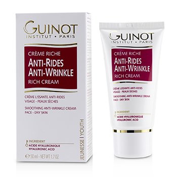 Guinot Anti-Wrinkle Rich Cream (Untuk Kulit Kering) (Anti-Wrinkle Rich Cream (For Dry Skin))
