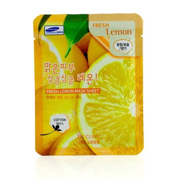 3W Clinic Lembar Masker - Lemon Segar (Mask Sheet - Fresh Lemon)