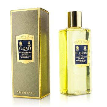 Floris Malam Beraroma Melati Mandi Pelembab & Shower Gel (Night Scented Jasmine Moisturising Bath & Shower Gel)