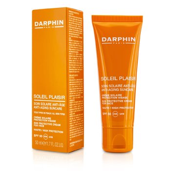 Darphin Soleil Plaisir Sun Protective Cream untuk Face SPF 50 (Soleil Plaisir Sun Protective Cream for Face SPF 50)