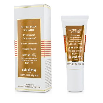 Sisley Pelindung Pemuda Super Soin Solaire Untuk Wajah SPF 50+ (Super Soin Solaire Youth Protector For Face SPF 50+)