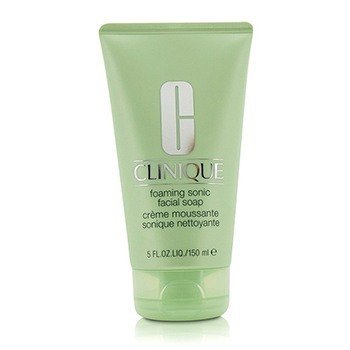 Clinique Sabun Wajah Sonic Berbusa (All About Clean Foaming Facial Soap - Very Dry to Dry Combination Skin)