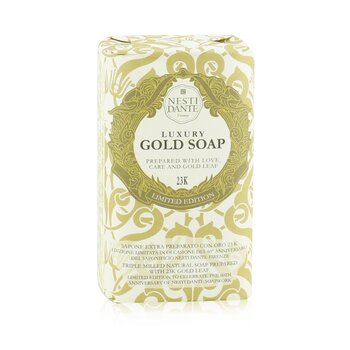 Nesti Dante 60 Anniversary Luxury Gold Soap With Gold Leaf (Edisi Terbatas) (60 Anniversary Luxury Gold Soap With Gold Leaf (Limited Edition))