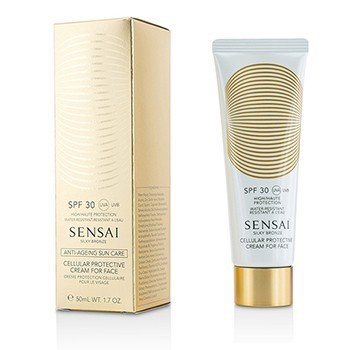 Sensai Silky Bronze Cellular Protective Cream Untuk Face SPF30 (Sensai Silky Bronze Cellular Protective Cream For Face SPF30)