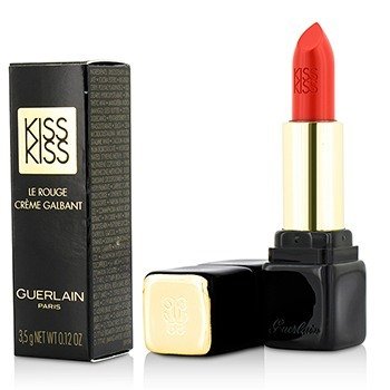 Guerlain KissKiss Shaping Cream Lip Colour - # 345 Orange Fizz (KissKiss Shaping Cream Lip Colour - # 345 Orange Fizz)