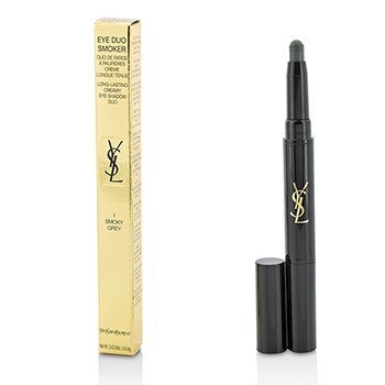 Duo Mata Perokok Panjang Berlangsung Creamy Eye Shadow Duo - # 1 Berasap Abu-abu