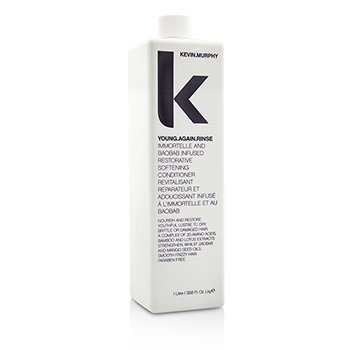 Kevin.Murphy Young.Again.Rinse (Immortelle dan Baobab Infused Restorative Softening Conditioner - To Dry, Brittle atau Damaged Hair) (Young.Again.Rinse (Immortelle and Baobab Infused Restorative Softening Conditioner - To Dry, Brittle or Damaged Hair))