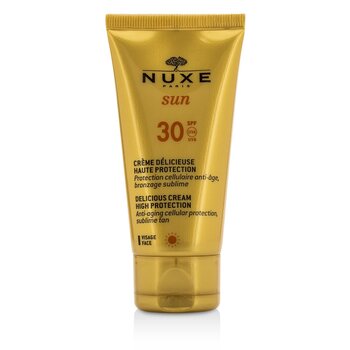 Nuxe Sun Delicious Cream Perlindungan Tinggi Untuk Wajah SPF 30