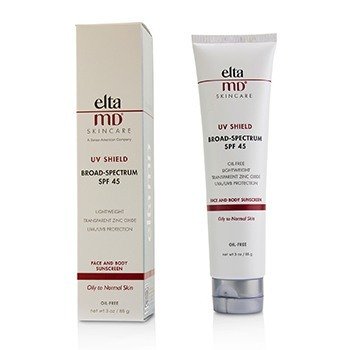 EltaMD UV Shield Face & Body Sunscreen SPF 45 - Untuk Kulit Berminyak Hingga Normal (UV Shield Face & Body Sunscreen SPF 45 - For Oily To Normal Skin)