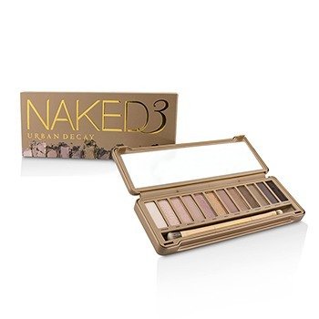 Urban Decay Naked 3 Eyeshadow Palette: 12x Eyeshadow, 1x Doubled Ended Shadow/ Blending Brush (Naked 3 Eyeshadow Palette: 12x Eyeshadow, 1x Doubled Ended Shadow/Blending Brush)