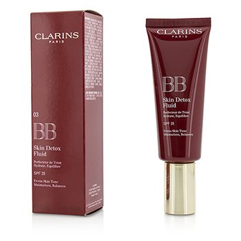 Clarins BB Cairan Detoks Kulit SPF 25 - #03 Gelap (BB Skin Detox Fluid SPF 25 - #03 Dark)