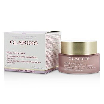Clarins Multi-Active Day Targetkan Fine Lines Antioxidant Day Cream - Untuk Kulit Kering (Multi-Active Day Targets Fine Lines Antioxidant Day Cream - For Dry Skin)