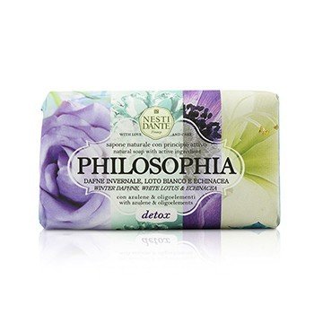 Sabun Alami Philosophia - Detox - Winter Daphne, White Lotus & Echinacea Dengan Azulene & Oligoelements