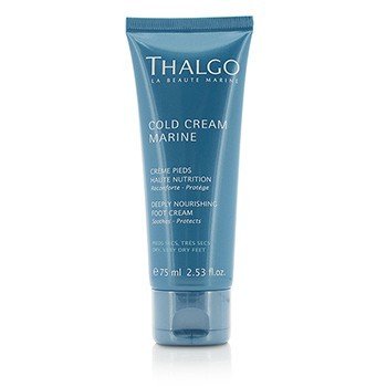 Thalgo Cold Cream Marine Deeply Bergizi Foot Cream - Untuk Kaki Kering, Sangat Kering (Cold Cream Marine Deeply Nourishing Foot Cream - For Dry, Very Dry Feet)