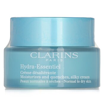 Clarins Hydra-Essentiel Moisturizes & Quenches Silky Cream - Kulit Normal ke Kering (Hydra-Essentiel Moisturizes & Quenches Silky Cream - Normal to Dry Skin)