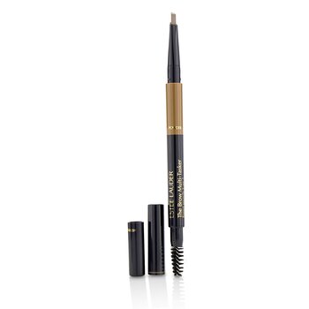 Estee Lauder Alis MultiTasker 3 in 1 (Pensil Alis, Bubuk dan Sikat) - # 02 Brunette Ringan (The Brow MultiTasker 3 in 1 (Brow Pencil, Powder and Brush) - # 02 Light Brunette)