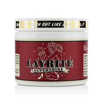 Layrite Supershine Cream (Tahan Sedang, Bersinar Tinggi, Larut Dalam Air) (Supershine Cream (Medium Hold, High Shine, Water Soluble))