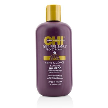 CHI Deep Brilliance Olive & Monoi Menetralisir Sampo (Deep Brilliance Olive & Monoi Neutralizing Shampoo)