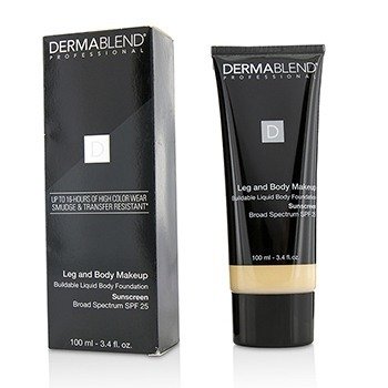 Dermablend Kaki dan Tubuh Make Up Buildable Liquid Body Foundation Tabir Surya Spektrum Luas SPF 25 - #Fair Nude 0N (Leg and Body Make Up Buildable Liquid Body Foundation Sunscreen Broad Spectrum SPF 25 - #Fair Nude 0N)