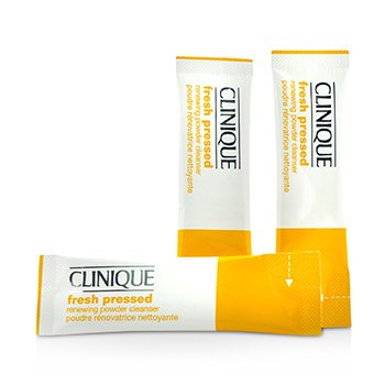 Clinique Segar Ditekan Memperbarui Pembersih Bubuk dengan Vitamin C Murni - Semua Jenis Kulit (Fresh Pressed Renewing Powder Cleanser with Pure Vitamin C - All Skin Types)