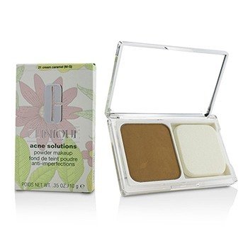 Clinique Jerawat Solusi Bubuk Makeup - # 21 Cream Caramel (M-G) (Acne Solutions Powder Makeup - # 21 Cream Caramel (M-G))