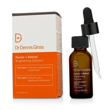 Dr Dennis Gross Solusi Mencerahkan Ferulik + Retinol (Ferulic + Retinol Brightening Solution)