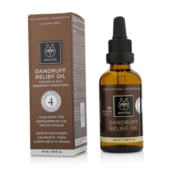 Apivita Minyak Bantuan Ketombe dengan Seledri, Propolis & 4 Minyak Esensial (Untuk Kondisi Ketombe Kering & Berminyak) (Dandruff Relief Oil with Celery, Propolis & 4 Essential Oils (For Dry & Oily Dandruff Conditions))