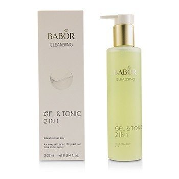 Babor CLEANSING Gel & Tonik 2 Dalam 1 (CLEANSING Gel & Tonic 2 In 1)