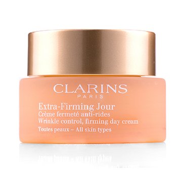 Clarins Extra-Firming Jour Wrinkle Control, Firming Day Cream - Semua Jenis Kulit (Extra-Firming Jour Wrinkle Control, Firming Day Cream - All Skin Types)