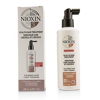 Nioxin Sistem Diameter 3 Perawatan Kulit Kepala & Rambut (Rambut Berwarna, Penipisan Ringan, Warna Aman) (Diameter System 3 Scalp & Hair Treatment (Colored Hair, Light Thinning, Color Safe))