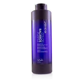 Joico Warna Balance Purple Shampoo (Menghilangkan Nada Kuningan / Kuning pada Rambut Pirang / Abu-abu) (Color Balance Purple Shampoo (Eliminates Brassy/Yellow Tones on Blonde/Gray Hair))