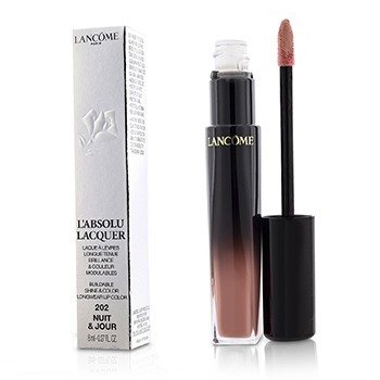L'Absolu Lacquer Buildable Shine & Warna Longwear Lip Color - # 202 Nuit & Jour