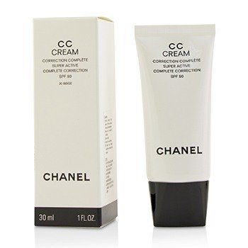 Chanel CC Cream Super Aktif Koreksi Lengkap SPF 50 # 20 Krem (CC Cream Super Active Complete Correction SPF 50 # 20 Beige)
