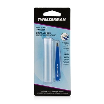 Tweezerman Mini Slant Tweezer - Biru Bahama (Mini Slant Tweezer - Bahama Blue)